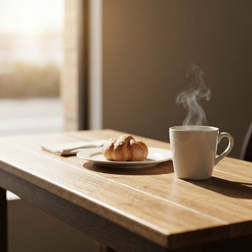 Coffee break with snack